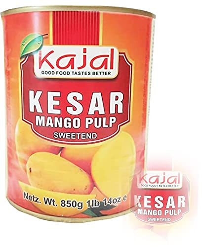 Kajal Premium Mangopüree Mango Pulp Kesar 1 x 850g von kajal