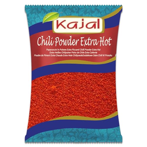 Kajal Roter Chilli Pulver Extra Scharf für Würzige Gerichte, (1 Kg) von Kajal