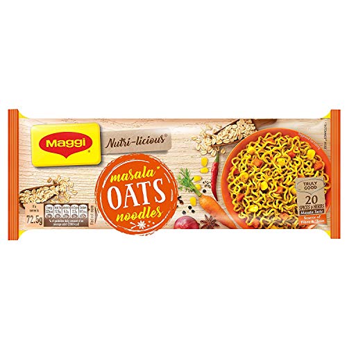 Maggi Nutri-Licious Vegetarian Oats Masala Noodles (290g Pouch) -Pack of 4 von kajal