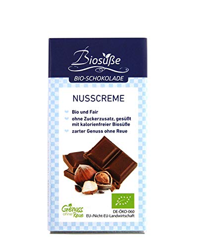 BIOSÜSSE Genuss ohne Reue Schokolade Nusscreme (1 x 40 g) von kalorienfreie Biosuße