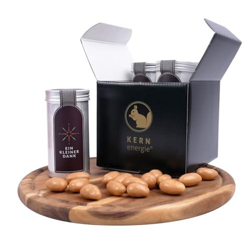 KERNenergie Geschenkset Kleiner Dank - Nussmischung Geschenk für Männer und Frauen - geröstete und schokolierte Nüsse - Geschenk zum Dankesagen - Zeitlos - 360g KERNenergie Geschenkset Kleiner Dank - Nussmischung Geschenk für Männer und Frauen - geröstete und schokolierte Nüsse - Geschenk zum Dankesagen - Zeitlos - 360g von kern-energie