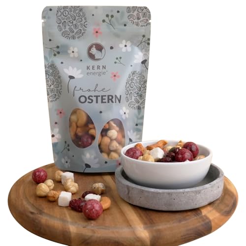 KERNenergie Nuss Mix - Frühlingsmix - Nussmischung mit Nüssen, Schoko & Kokosnusswürfel - Nüsse Mix - Ostergeschenk - Geschenke für Männer - Geschenke für Frauen - 180g KERNenergie Nuss Mix - Frühlingsmix - Nussmischung mit Nüssen, Schoko & Kokosnusswürfel - Nüsse Mix - Ostergeschenk - Geschenke für Männer - Geschenke für Frauen - 180g von kern-energie