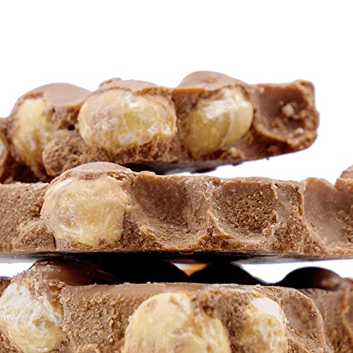 KERNschmelze Schokoladen-Tafeln - Vollmilchschokolade mit Macadamia Nüssen - Manufaktur Bruchschokolade 350g - Schokolade mit Nüssen aus eigener Röstung, 1 Pack von kern-schmelze