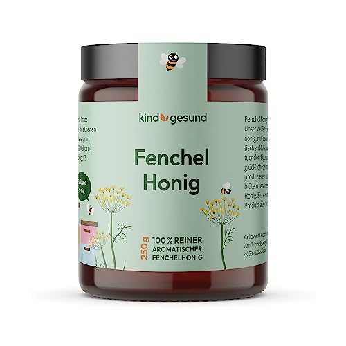 kindgesund Fenchel Honig für Kinder – Wohltuender Honig im Glas – 250 g kindgesund Fenchel Honig für Kinder – Wohltuender Honig im Glas – 250 g von kind gesund