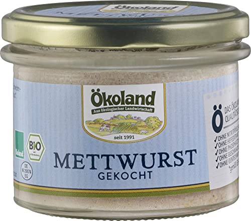 ÖKOLAND Bio Mettwurst gekocht (6 x 160 gr) von Ökoland