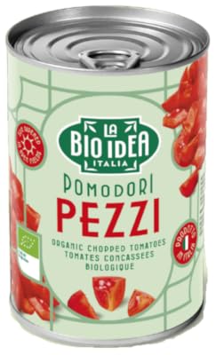 la BIO IDEA Tomaten Stücke, 12er-Pack (12 x 400g) - Bio Tomaten Stückig von la BIO IDEA