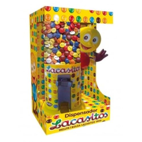 lacasa LACASITOS DISPENSER - Spender von Schokoladenstückchen mit einer dünnen Schicht farbigen Zuckers 150 gr lacasa LACASITOS DISPENSER - Spender von Schokoladenstückchen mit einer dünnen Schicht farbigen Zuckers 150 gr von Lacasa