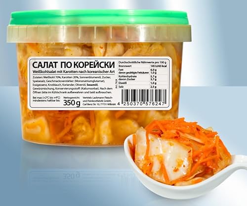 Lackmann Weißkohlsalat mit Karotten nach koreanischer Art 350g von lackmann