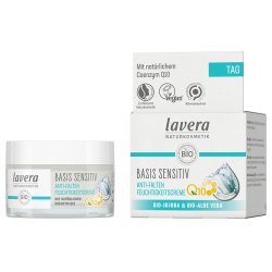 Anti-Falten-Feuchtigkeitscreme basis sensitiv mit Q10 Anti-Falten-Feuchtigkeitscreme basis sensitiv mit Q10 von lavera