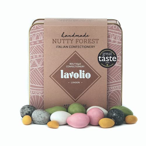 Lavolio Nutty Forest Konfekt in Geschenkdose (175 g) von Lavolio