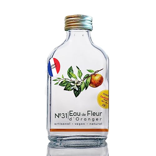 N.31 Orangenblütenwasser - blumiger Duft von destillierten Orangenblüten - um alle Ihre Gerichte, Getränke, Desserts und weißen Kaffee zu parfümieren und zu verfeinern von levanthym