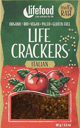 lifefood Life Crackers Italienisch, 2er Pack (2 x 90 g) von lifefood