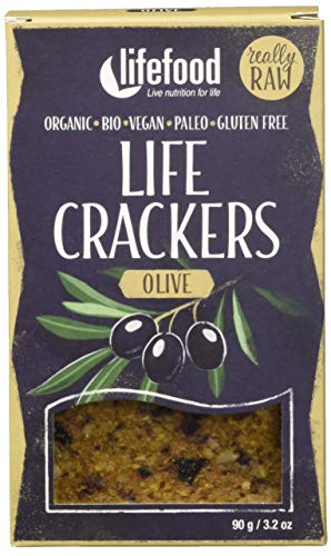 lifefood Life Crackers Olive, 2er Pack (2 x 90 g) von lifefood