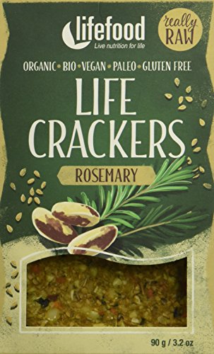 lifefood Life Crackers Rosmarin, 2er Pack (2 x 90 g) von lifefood