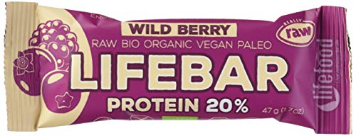lifefood Lifebar Protein - Waldbeere - Riegel, 47 g lifefood Lifebar Protein - Waldbeere - Riegel, 47 g von lifefood