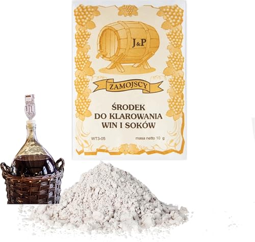 10g Weinklärmittel/Schönungsmittel für Weißweine und Rotweine|Bentonit | Wein machen|Klärungsmittel auf 25L, für Wein Saft 10g Weinklärmittel/Schönungsmittel für Weißweine und Rotweine|Bentonit | Wein machen|Klärungsmittel auf 25L, für Wein Saft von lilawelt24