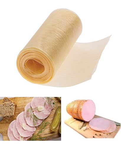 Kunstdarm Hüllen für Rohwurst/Darm für hausgemachte Fleisch- und Wursterzeugnisse/Hülle für Bratwurst, Kochwurst/Wurst (Kollagen Kunstdarm Ø55-4m) von lilawelt24