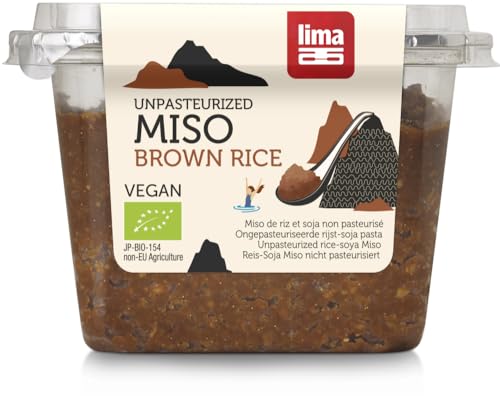 Brown Rice Miso nicht pasteurisiert 18 x 300 gr von lima