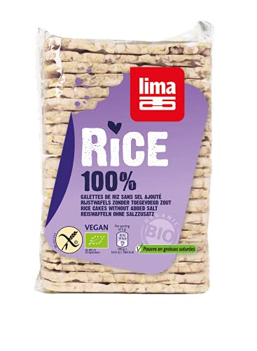 Dünne Vollkorn-Reiswaffeln Vollkorn ungesalzen 130g Dünne Vollkorn-Reiswaffeln Vollkorn ungesalzen 130g von lima