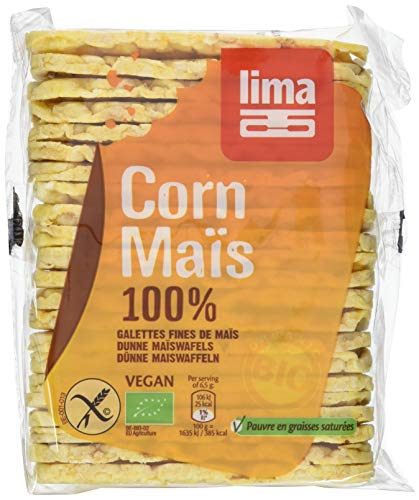 LIMA Maiswaffeln dünn rechteckig, 12er Pack (12 x 140 g) von lima