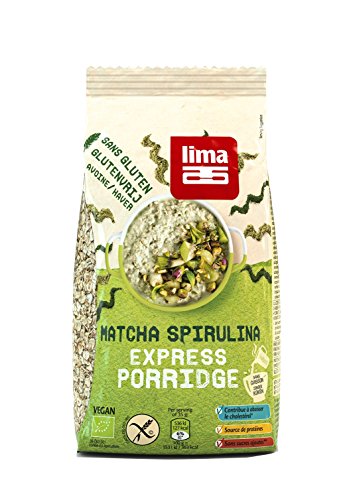 LIMA Matcha Spirulina Express Porridge, 5er Pack (5 x 350 g) von lima