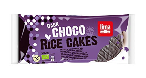 LIMA Reiswaffeln mit Zartbitterschokolade, 4er Pack (4 x 100 g) von lima