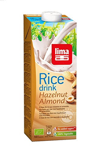 LIMA Rice Drink Haselnuss Mandel, 4er Pack (4 x 1 kg) von LIMA