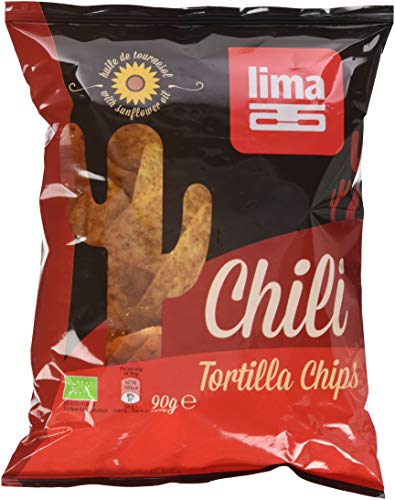 LIMA Tortilla Chips Chili, 12er Pack (12 x 90 g) von lima