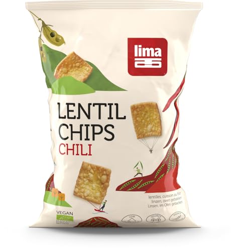 Lentil Chips Chili 18 x 90 gr Lentil Chips Chili 18 x 90 gr von lima