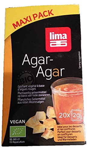 Lima Agar agar maxi pack 2 gram - 20x2g Lima Agar agar maxi pack 2 gram - 20x2g von lima
