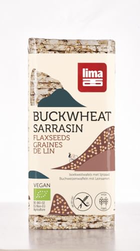 Buchweizenwaffeln mit Leinsamen 6 x 130 gr von lima