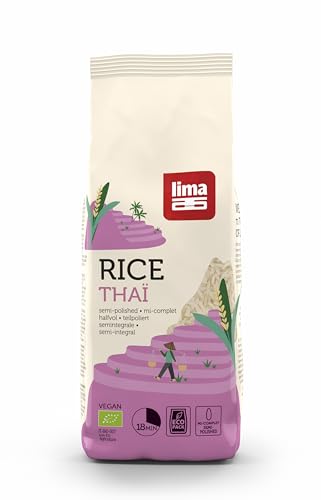 Lima Bio Echter Thailändischer teilpolierter Reis (2 x 500 gr) von lima