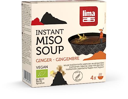Lima Bio Instant Miso Suppe Ingwer (2 x 4 Beutel) von lima