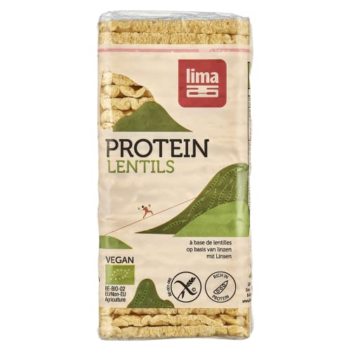 Lima Bio Protein Waffeln Linsen 12er Pack (12 x 100 g) von lima