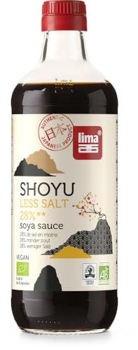 Shoyu Mild 28% weniger Salz 2 x 500 ml von lima