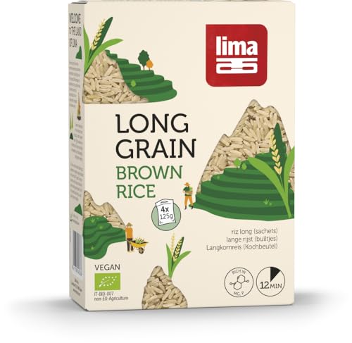 Vollkorn-Langkornreis in Kochbeuteln 12 x 500 gr Vollkorn-Langkornreis in Kochbeuteln 12 x 500 gr von lima