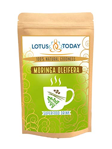 Lotus Today Kräutertee, Moringa Tee, Pure Moringa Leaves Drumstick Leaf 21 Teebeutel, Koffeinfrei - Energy Boost von lotustoday