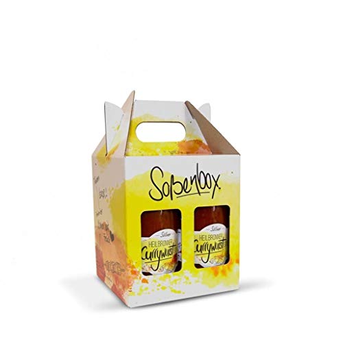 Söllner's Geschenkbox " Soßenliebe" Heilbronner Currywurstsosse 2xmild, 2x scharf von lovely