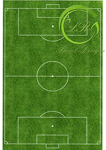 " Fussballfeld " Tortenaufleger,Geburtstag, … Deckopapier Zuckerpapier von LRsweetdesign