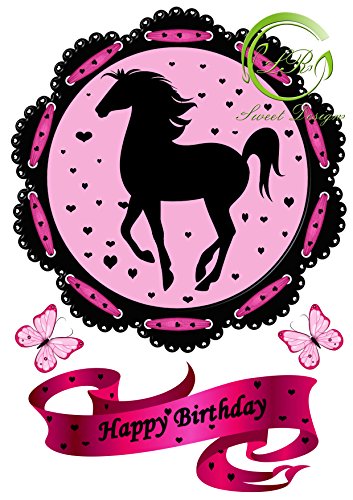 "Pferd №5 " Tortenaufleger,Geburtstag,Tortendeko "Pferd №5 " Tortenaufleger,Geburtstag,Tortendeko von LRsweetdesign