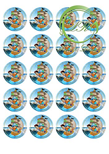 Piraten №3 20St. Muffinaufleger, Tortenaufleger,Geburtstag, Piraten №3 20St. Muffinaufleger, Tortenaufleger,Geburtstag, von LRsweetdesign