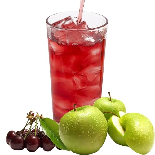 Luxofit Apfel Sauerkirsche Geschmack allergenfreies Energy Drink Pulver, Taurin-Getränkepulver, Erfrischende Sommergetränke, für Sportler, Fruchtiger Energydrink (1 Kg) von luxofit