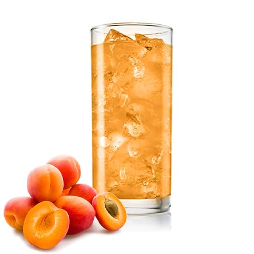 Luxofit Aprikose Geschmack allergenfreies Energy Drink Pulver, Taurin-Getränkepulver, Geschmackspulver für Getränke, Fruchtige Drinks, Natürliche Farbstoffe (10 Kg) von luxofit