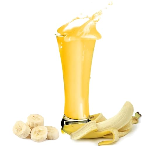 Luxofit Banane Süßmolke Drink Pulver mit Whey Protein, L-Carnitin, Sportgetränk, Natürliche Farbstoffe, schnelle und einfache Zubereitung, Geschmacksintensiv (1 Kg) von luxofit