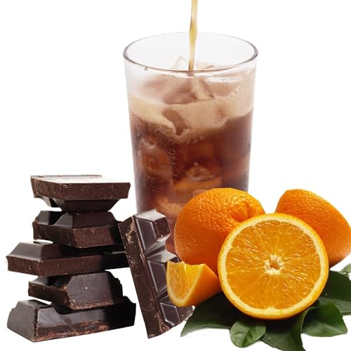 luxofit Bitterschokolade Orange Geschmack allergenfreies Energy Drink Pulver, Taurinhaltiges Getränkepulver, Geschmacksnuance, GMO-Frei, schnelle und einfache Zubereitung (1 Kg) von luxofit
