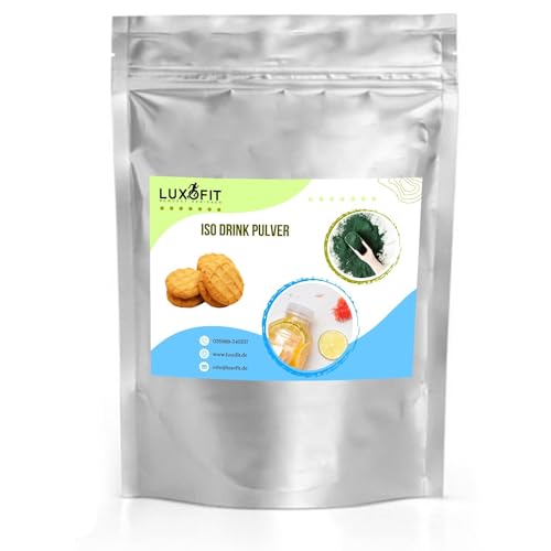 Luxofit Butterkeks Cookie Isotonisches Getränkepulver, Elektrolytgetränk für Sportler, L-Carnitin, Allergenfreies Trinkpulver, Fitness Drink, Sportgetränk (10 Kg) von luxofit