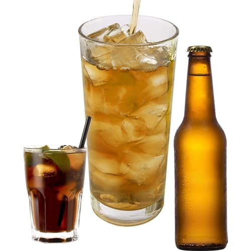 Luxofit Cola Bier Energydrink Pulver, allergenfrei, leichte Zubereitung, alkohlfrei, Taurinhaltiges Getränkepulver, natürliche Farbstoffe, Geschmacksintensiv (1 Kg) von luxofit