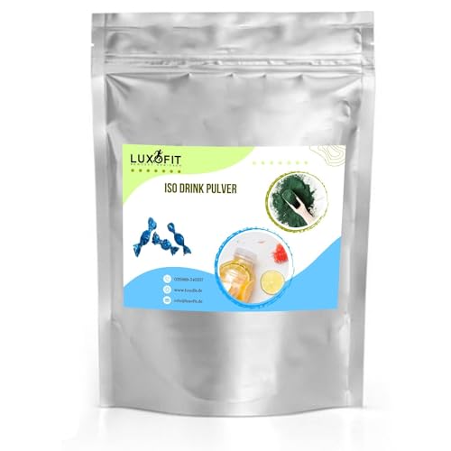 Luxofit Eisbonbon Isotonisches Getränkepulver, Elektrolytgetränk, Sportgetränk, Erfrischungsgetränk, Natürliche Farbstoffe, schnelle und einfache Zubereitung (10 Kg) von luxofit