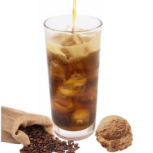 Luxofit Eiskaffee Energydrink Pulver, Taurinhaltiges Getränkepulver, allergenfrei, leichte Zubereitung, natürliche Farbstoffe, Geschmacksintensiv, Energiebooster (100 Kg) von luxofit