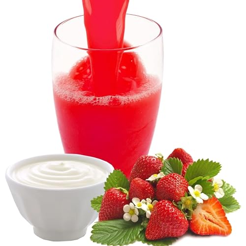 Luxofit Erdbeere Joghurt Isotonisches Getränkepulver, L-Carnitin, Sportgetränk, Made in Germany, Erfrischend, Elektrolytgetränk, einfache Zubereitung (1 Kg) von luxofit
